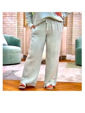 Peace Love World Boho Elastic Wide Leg Pant